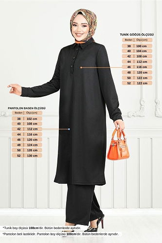 moda selvim Combined 338DVL897-M Black - Thumbnail