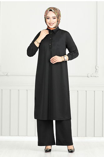 moda selvim Combined 338DVL897-M Black - Thumbnail