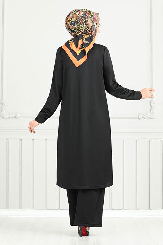 moda selvim Combined 338DVL897-M Black - Thumbnail