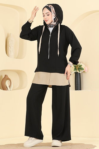 moda selvim Combined 3392HBS856 Black - Thumbnail