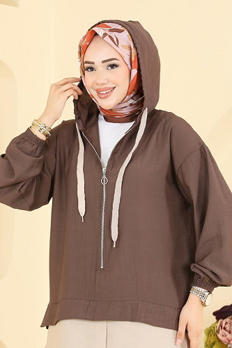 moda selvim طقم بني 3392HBS856 - Thumbnail