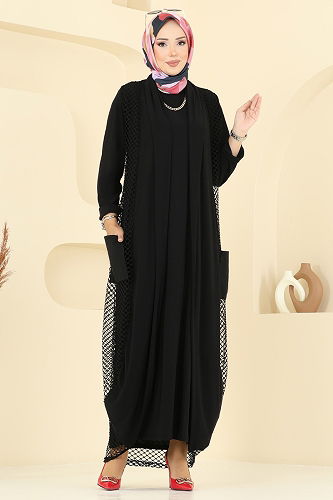 moda selvim Combined 3395UZ662 Black - Thumbnail