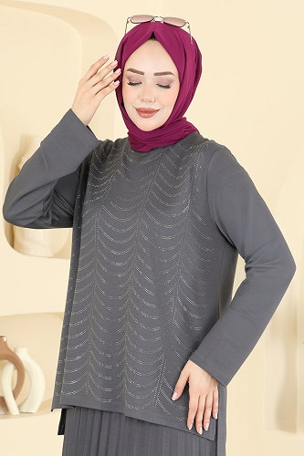 moda selvim Combined 3417UZ662 Anthracite - Thumbnail
