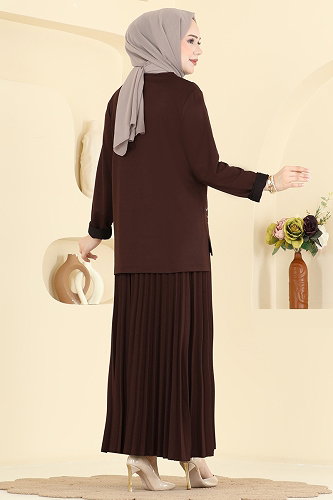 moda selvim Combined 3417UZ662 Brown - Thumbnail
