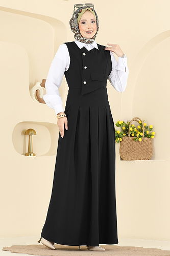 moda selvim Combined 342ASN888 Black - Thumbnail