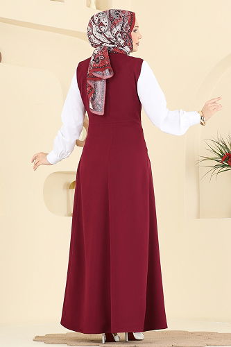 moda selvim Combined 342ASN888 Burgundy - Thumbnail