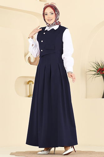 moda selvim Combined 342ASN888 Navy Blue - Thumbnail