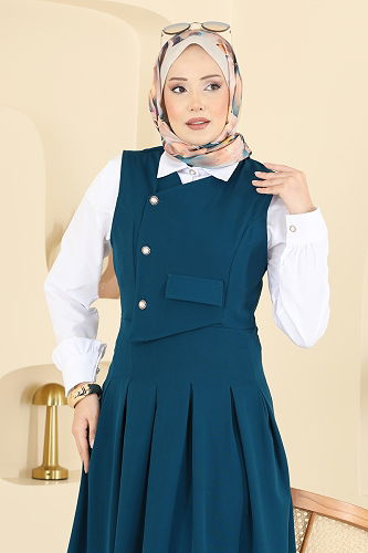 moda selvim طقم بترولي 342ASN888 - Thumbnail