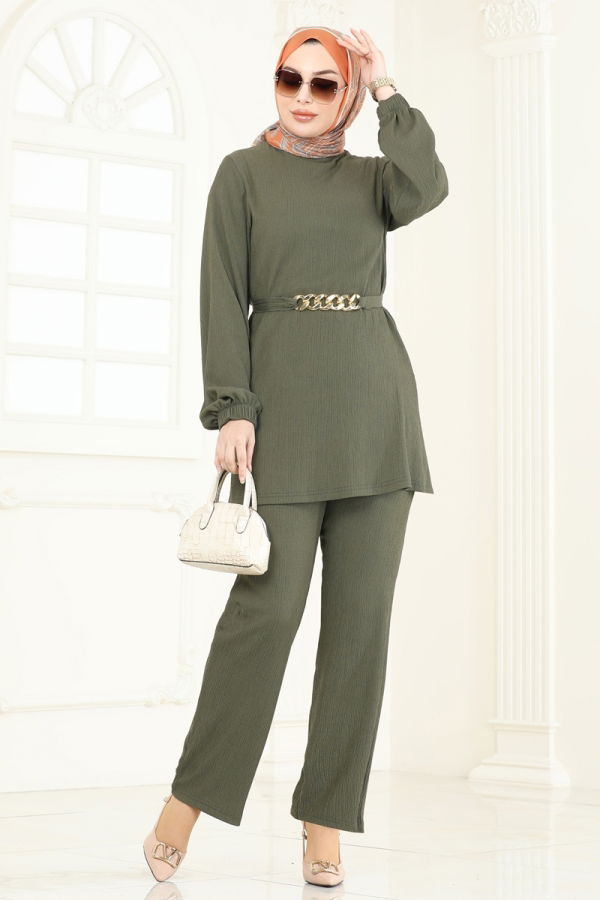 Modaselvim NET 20%+20% DISCOUNT IN THE CARD Combined 344DVL817 Khaki