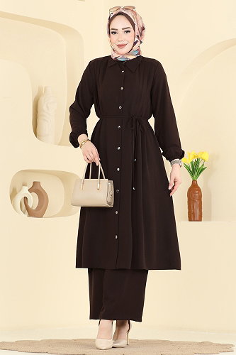 moda selvim Combined 3457TRT545 Brown - Thumbnail