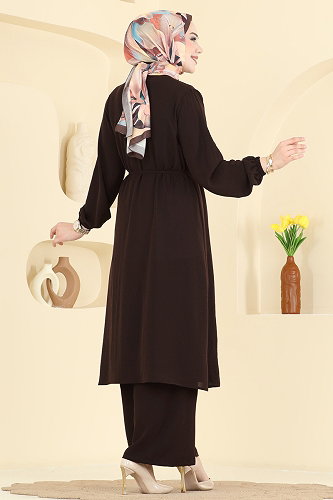moda selvim Combined 3457TRT545 Brown - Thumbnail