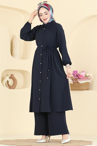moda selvim Combined 3457TRT545 Navy Blue - Thumbnail