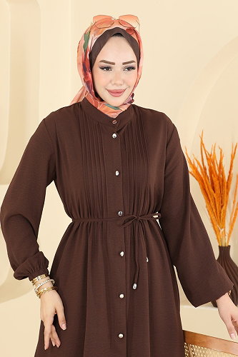 moda selvim Combined 3458TRT545 Brown - Thumbnail