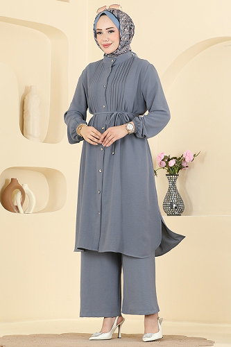 moda selvim Combined 3458TRT545 Gray - Thumbnail
