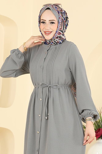 moda selvim Combined 3458TRT545 Light Gray - Thumbnail