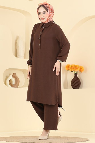 moda selvim Combined 3459TRT545 Brown - Thumbnail