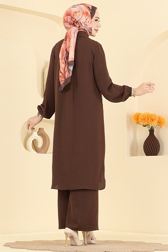 moda selvim Combined 3459TRT545 Brown - Thumbnail