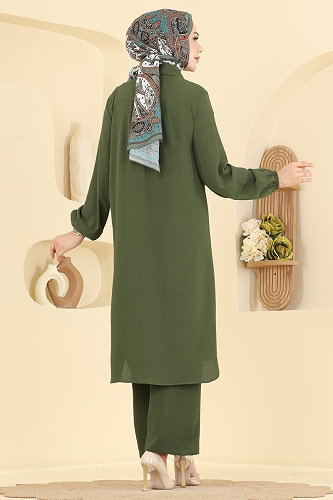moda selvim Combined 3459TRT545 Khaki - Thumbnail