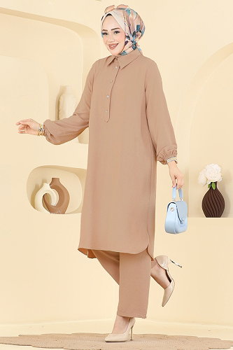 moda selvim Combined 3459TRT545 Latte - Thumbnail