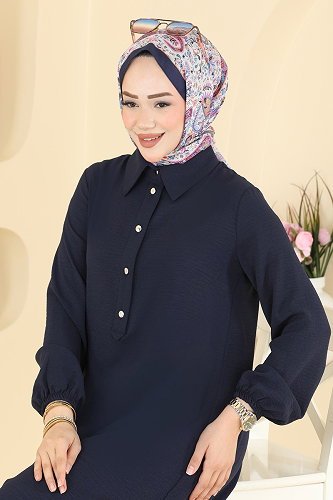moda selvim Combined 3459TRT545 Navy Blue - Thumbnail