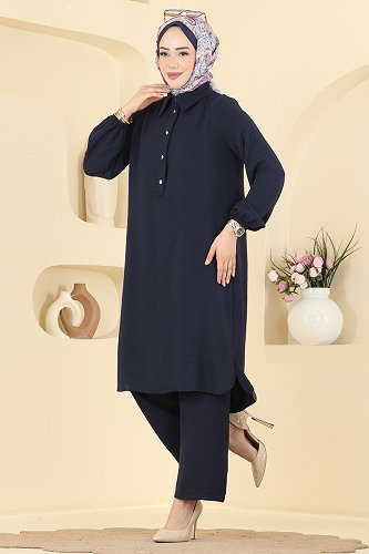 moda selvim Combined 3459TRT545 Navy Blue - Thumbnail