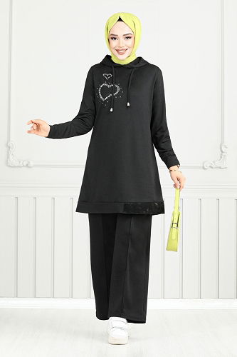 moda selvim Combined 345DVL897-M Black - Thumbnail