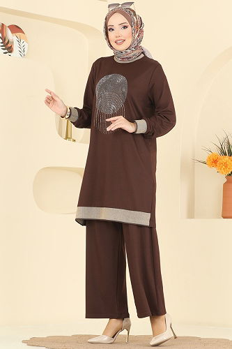 moda selvim Combined 3462UZ662 Brown - Thumbnail