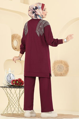 moda selvim Combined 3464UZ662 Damson - Thumbnail