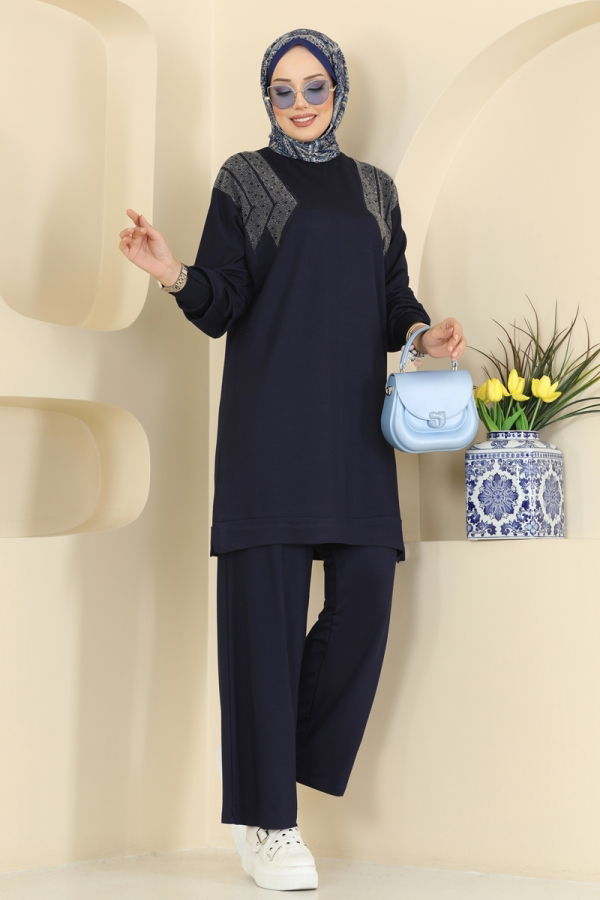 Modaselvim الاطقم طقم كحلي 3464UZ662