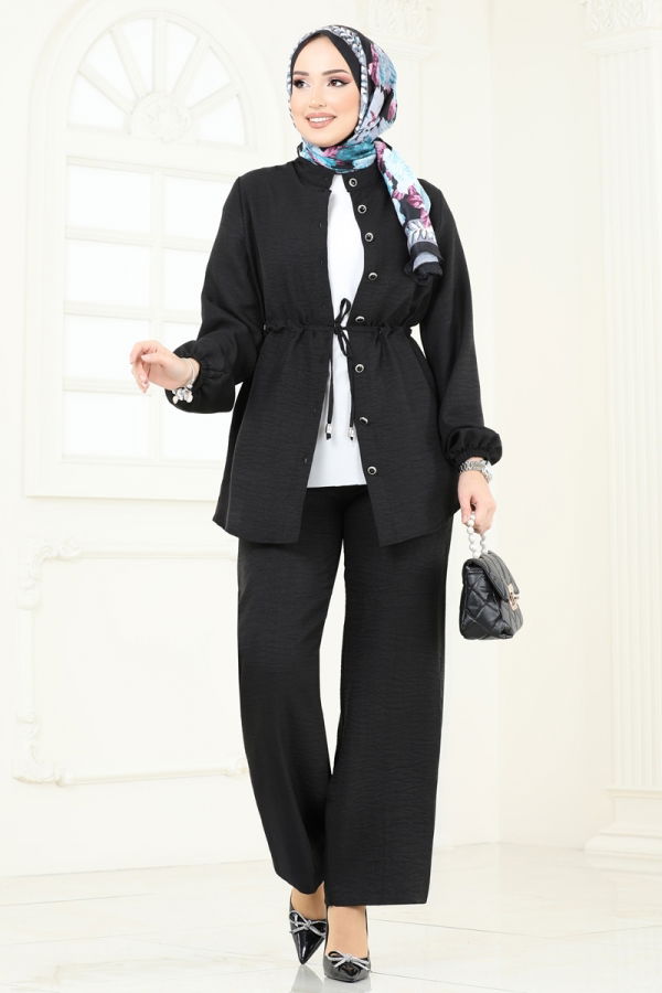 Modaselvim خصم صافٍ20%+20% في سلة التسوق طقم أسود 347DVL817