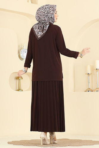 moda selvim Combined 3483UZ662 Brown - Thumbnail