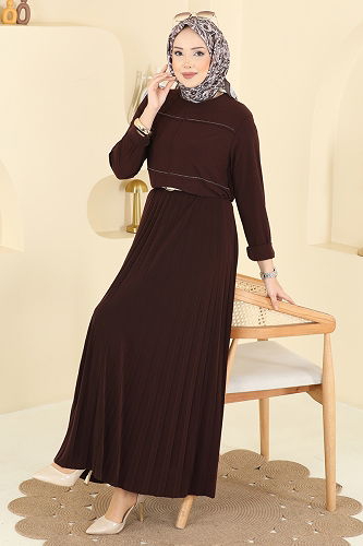 moda selvim Combined 3483UZ662 Brown - Thumbnail