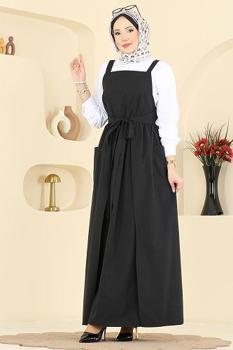 moda selvim طقم أسود 348ASN888 - Thumbnail