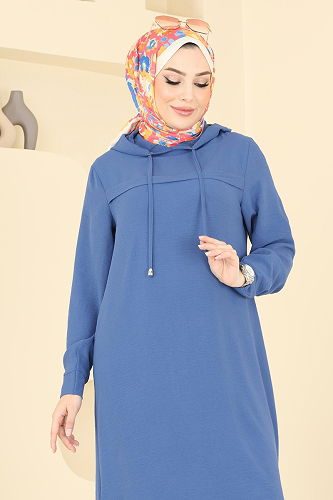 moda selvim طقم ازرق 348DVL817 - Thumbnail