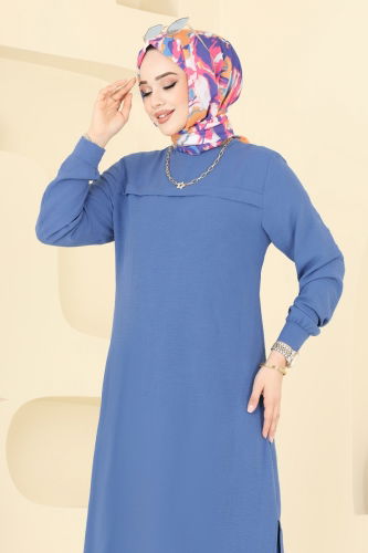 moda selvim طقم ازرق 350DVL817 - Thumbnail