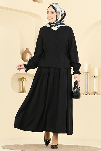 moda selvim Combined 351ASN888 Black - Thumbnail