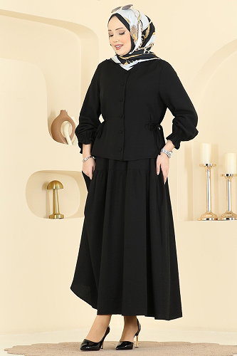 moda selvim Combined 351ASN888 Black - Thumbnail