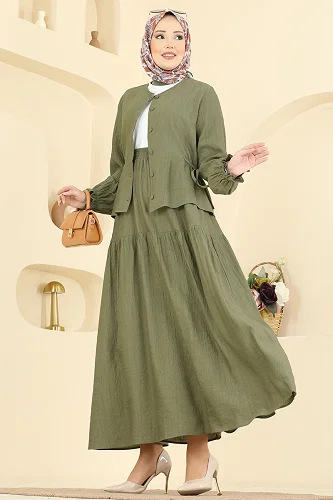 moda selvim Combined 351ASN888 Khaki - Thumbnail