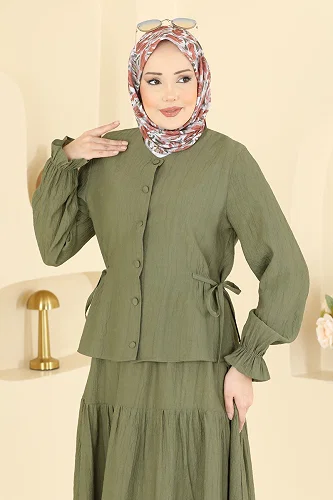 moda selvim Combined 351ASN888 Khaki - Thumbnail