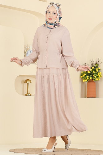 moda selvim Combined 351ASN888 Stone - Thumbnail