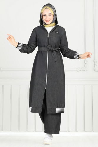 M.S.A. - Combined 351MSA980 Black Jeans