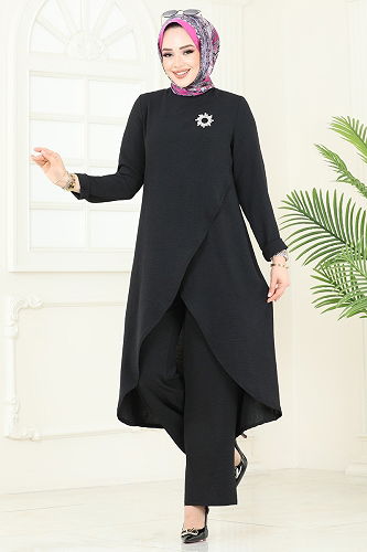 moda selvim Combined 353DVL817 Black - Thumbnail