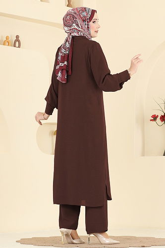 moda selvim Combined 3606ZNN863 Brown - Thumbnail