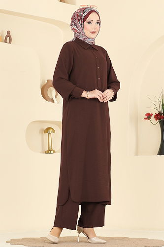 moda selvim Combined 3606ZNN863 Brown - Thumbnail