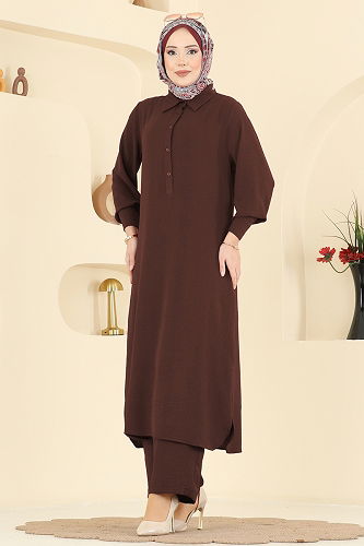 moda selvim Combined 3606ZNN863 Brown - Thumbnail