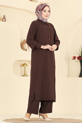 moda selvim Combined 3606ZNN863 Brown - Thumbnail