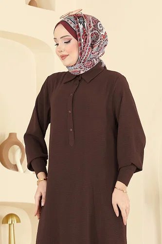 moda selvim Combined 3606ZNN863 Brown - Thumbnail