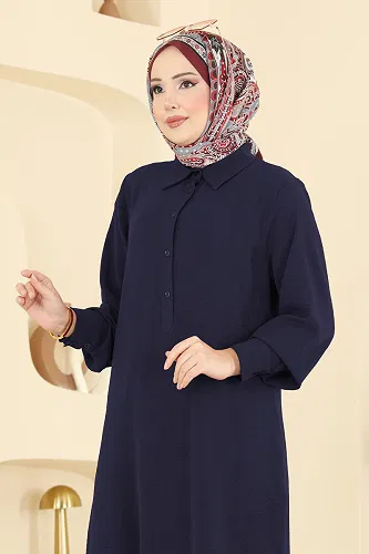 moda selvim Combined 3606ZNN863 Navy Blue - Thumbnail