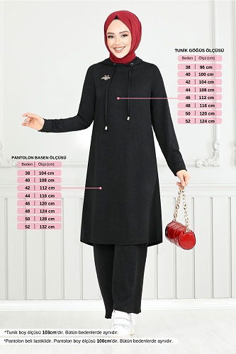 moda selvim Combined 360DVL897-M Black - Thumbnail