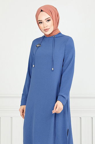 moda selvim طقم ازرق 360DVL897-M - Thumbnail